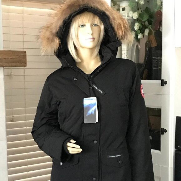 WOMEN Canada Goose Arctic Program Black Parka Coat Sz XXS NWT NEW Made in Canada - Picture 1 of 16